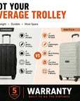 Snitch Loop Polypropylene Set of 2 Trolley (4 Wheels)