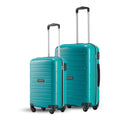 Snitch Loop polypropylene trolley set, teal cases with telescopic handles and 4 spinner wheels