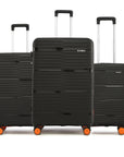 HRX by Hrithik Roshan Hard Body Set of 3 Luggage 8 Wheels - Zanzibar
