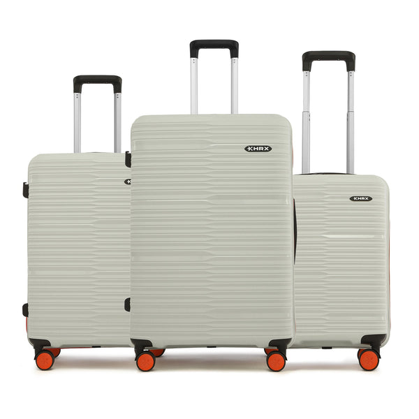 HRX by Hrithik Roshan Hard Body Set of 3 Luggage 8 Wheels - Zanzibar