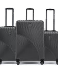 HRX by Hrithik Roshan Hard Body Set of 3 Luggage 8 Wheels - Glide