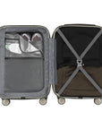 HRX by Hrithik Roshan Small Cabin Suitcase (56 cm) 8 Wheels - Brute - Silver