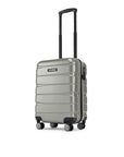 HRX by Hrithik Roshan Small Cabin Suitcase (56 cm) 8 Wheels - Brute - Silver