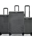 HRX by Hrithik Roshan Hard Body Set of 3 Luggage 8 Wheels - Grit