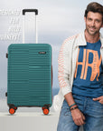 HRX by Hrithik Roshan Medium Check-in Suitcase (65 cm) 8 Wheels - Zanzibar