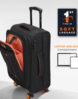 HRX Overdrive Spinner Trolley- Soft Body Luggage