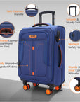 HRX Overdrive Spinner Trolley- Soft Body Luggage