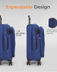 HRX Overdrive Spinner Trolley- Soft Body Luggage