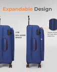 HRX Overdrive Spinner Trolley- Soft Body Luggage