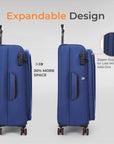 HRX Overdrive Spinner Trolley- Soft Body Luggage