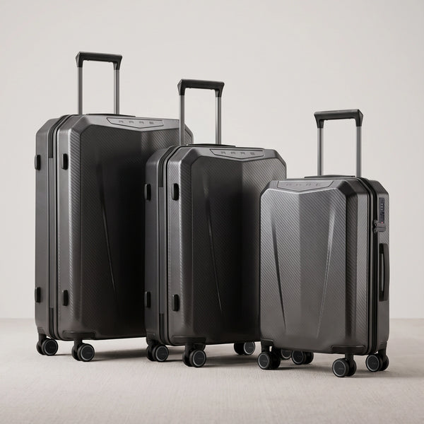 Rare Rabbit - Gallardo - Set of 3 - 56cm, 66cm & 75cm - 8 Wheels - Polycarbonate - TSA Lock