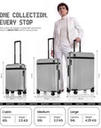 Snitch Vito Polycarbonate Cabin Trolley (58.5 cm | 8 Wheels)