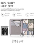 Snitch Vito Polycarbonate Medium Check-in Trolley (67.5 cm | 8 Wheels)