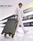 Snitch Vito Polycarbonate Set of 3 Trolley (58.5 cm | 67.5 cm | 77.5 cm | 8 Wheels)