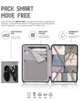Snitch Vito Polycarbonate Set of 3 Trolley (58.5 cm | 67.5 cm | 77.5 cm | 8 Wheels)