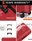 HRX by Hrithik Roshan Large Check-in Suitcase (75 cm) 8 Wheels - Helium