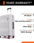 HRX by Hrithik Roshan Large Check-in Suitcase (75 cm) 8 Wheels - Helium