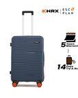 HRX by Hrithik Roshan Medium Check-in Suitcase (65 cm) 8 Wheels - Zanzibar