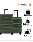 HRX by Hrithik Roshan Hard Body Set of 2 Luggage 8 Wheels - Brute