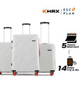 HRX by Hrithik Roshan Hard Body Set of 3 Luggage 8 Wheels - Madrid