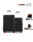 HRX by Hrithik Roshan Hard Body Set of 2 Luggage 8 Wheels - Madrid