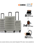 HRX by Hrithik Roshan Hard Body Set of 3 Luggage 8 Wheels - Brute