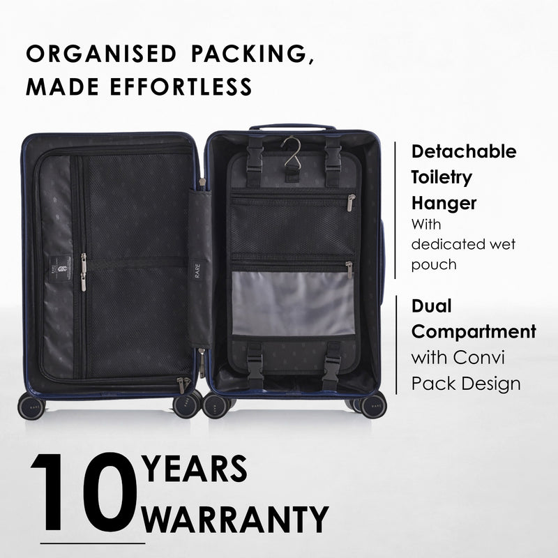 RARE RABBIT Tony Trolley – Hard Shell Polycarbonate Luggage