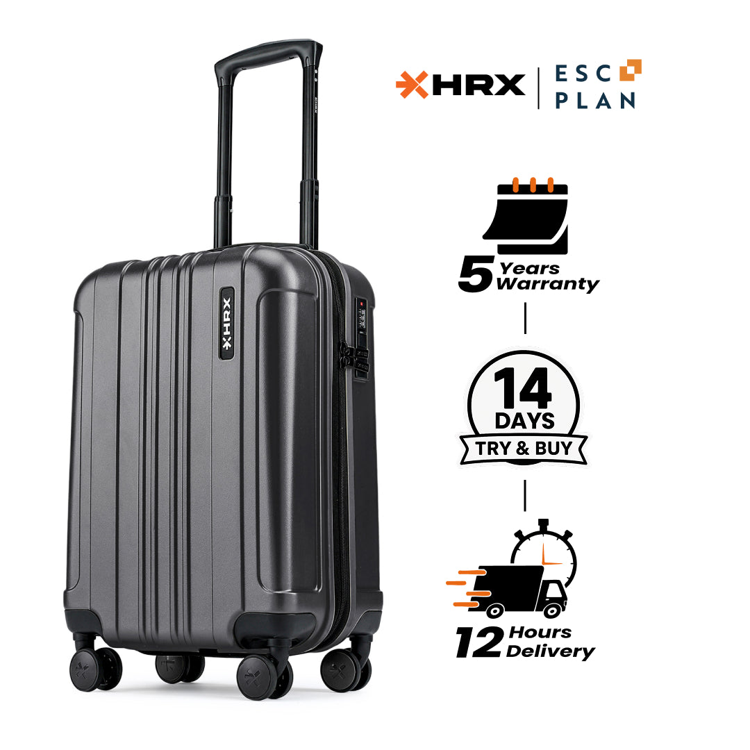 HRX by Hrithik Roshan Small Cabin Suitcase (56 cm) 8 Wheels - Force
