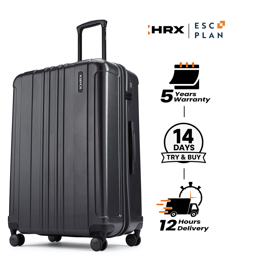 HRX by Hrithik Roshan Large Check-in Suitcase (75 cm) 8 Wheels - Force