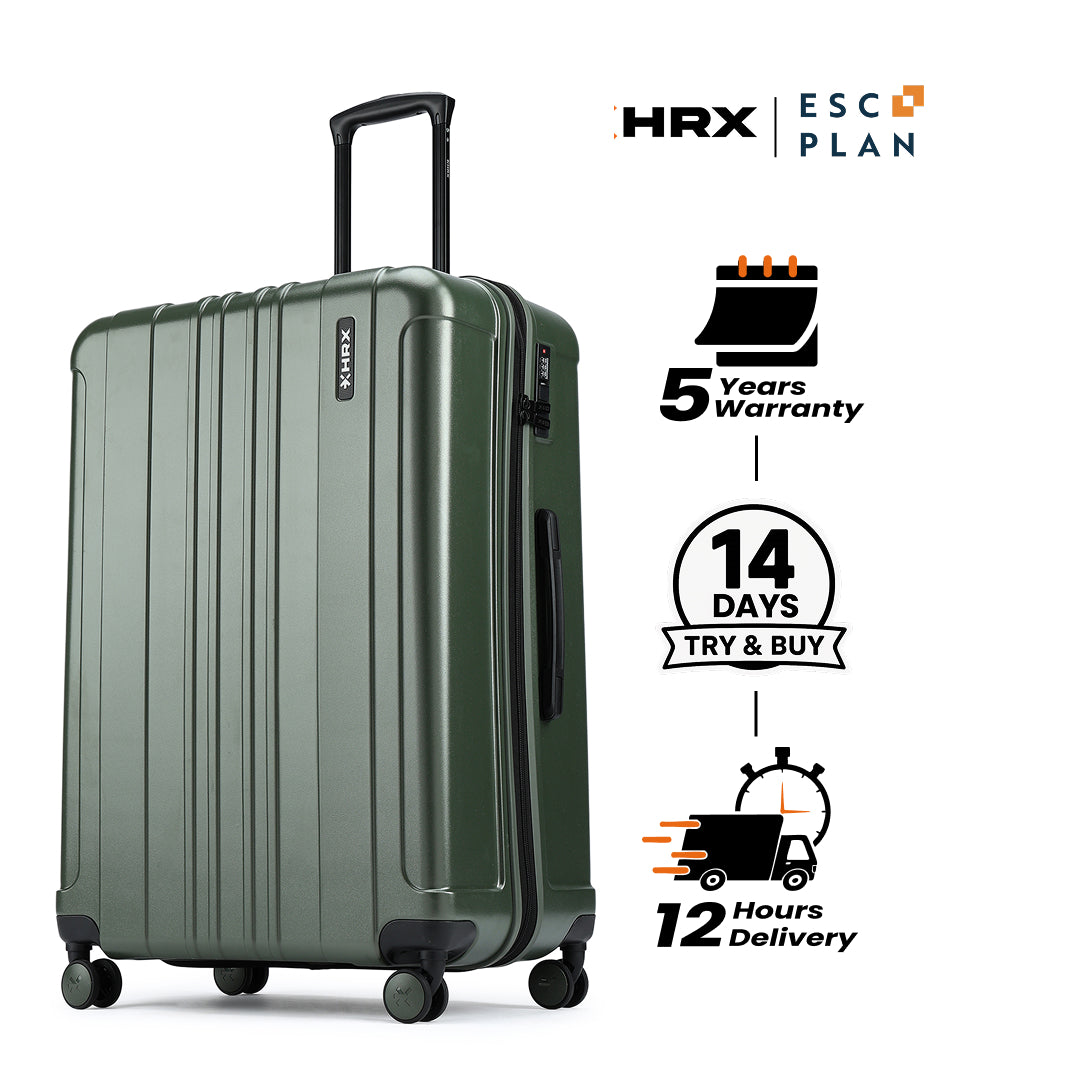 HRX by Hrithik Roshan Large Check-in Suitcase (75 cm) 8 Wheels - Force