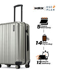 HRX by Hrithik Roshan Medium Check-in Suitcase (65 cm) 8 Wheels - Force