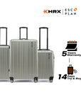 HRX by Hrithik Roshan Hard Body Set of 3 Luggage 8 Wheels - Force