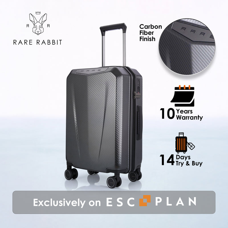 RARE RABBIT Gallardo Trolley – Hard Shell Polycarbonate Luggage