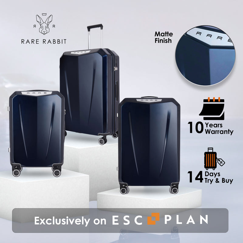 RARE RABBIT Tony Trolley – Hard Shell Polycarbonate Luggage