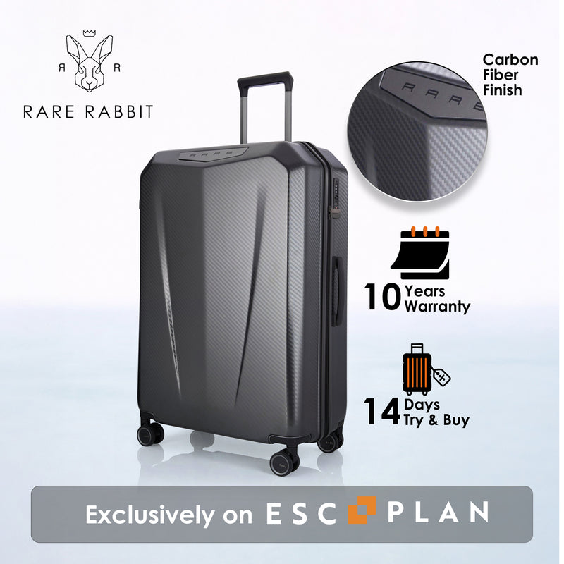 RARE RABBIT Gallardo Trolley – Hard Shell Polycarbonate Luggage