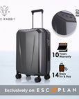 RARE RABBIT Gallardo Trolley – Hard Shell Polycarbonate Luggage