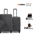 HRX by Hrithik Roshan Hard Body Set of 2 Luggage 8 Wheels - Glide