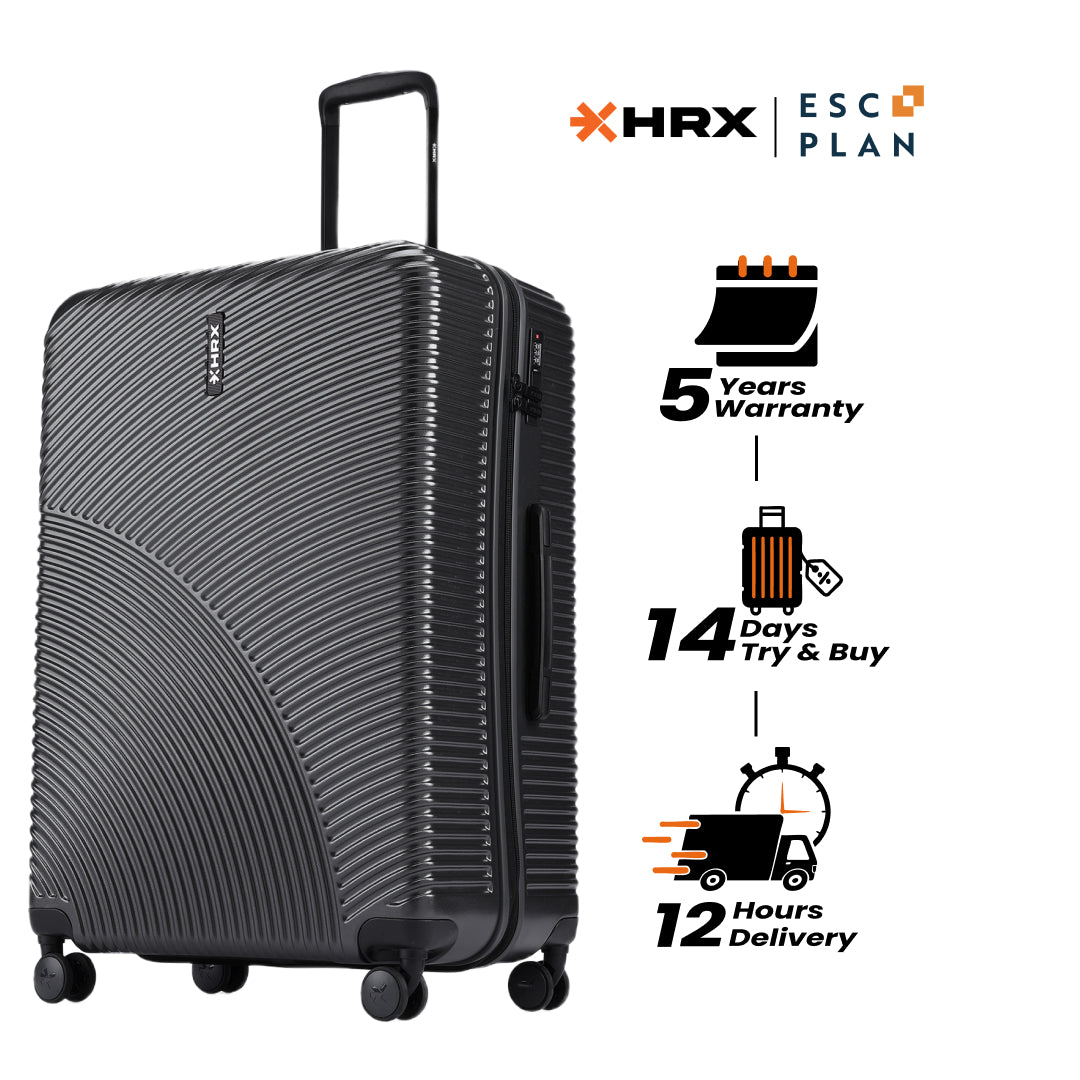HRX by Hrithik Roshan Large Check-in Suitcase (75 cm) 8 Wheels - Glide