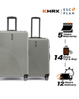HRX by Hrithik Roshan Hard Body Set of 2 Luggage 8 Wheels - Glide