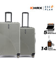 HRX by Hrithik Roshan Hard Body Set of 2 Luggage 8 Wheels - Glide
