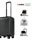 HRX by Hrithik Roshan Small Cabin Suitcase (56 cm) 8 Wheels - Grit
