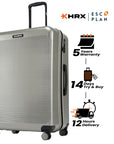HRX by Hrithik Roshan Large Check-in Suitcase (75 cm) 8 Wheels - Grit