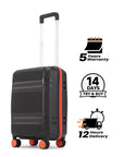 HRX by Hrithik Roshan Small Cabin Suitcase (56 cm) 8 Wheels - Helium
