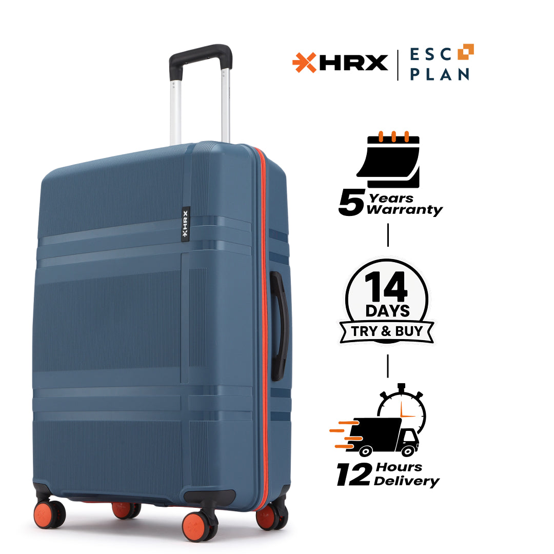 HRX by Hrithik Roshan  Large Check-in Suitcase (75 cm) 8 Wheels - Helium