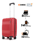 HRX by Hrithik Roshan Small Cabin Suitcase (56 cm) 8 Wheels - Helium