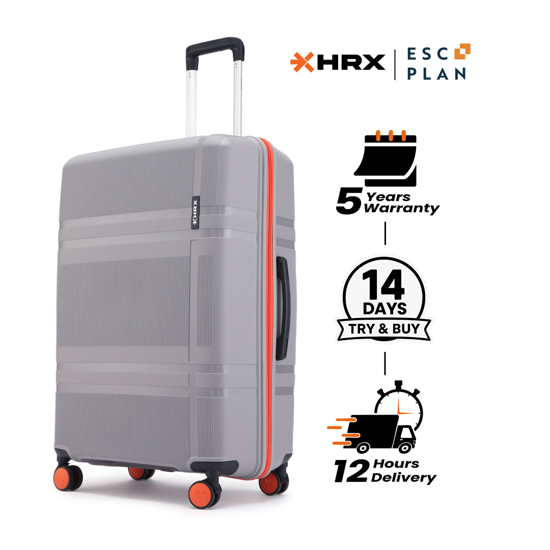 HRX by Hrithik Roshan  Large Check-in Suitcase (75 cm) 8 Wheels - Helium