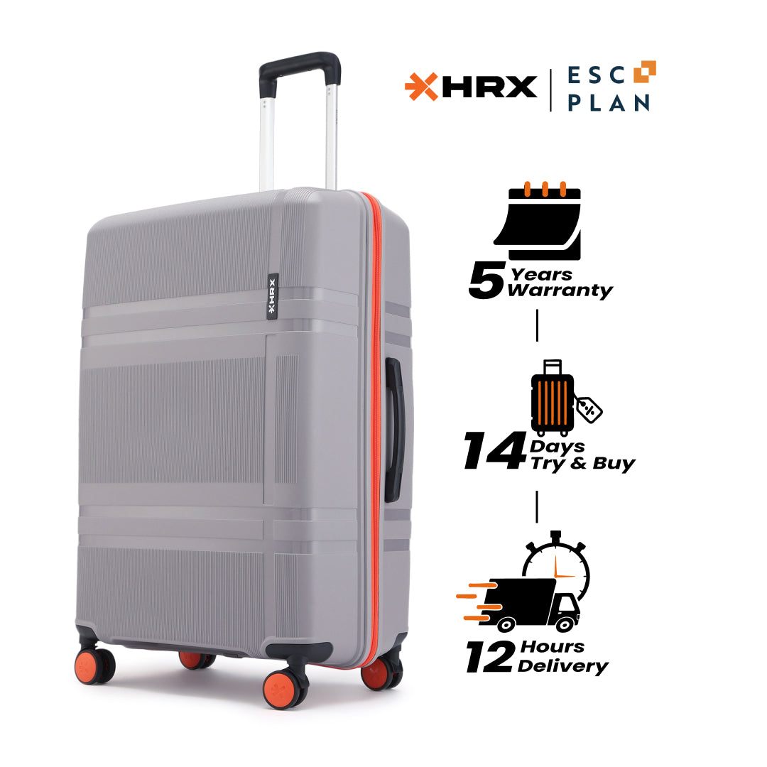 HRX by Hrithik Roshan  Large Check-in Suitcase (75 cm) 8 Wheels - Helium