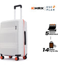 HRX by Hrithik Roshan Medium Check-in Suitcase (65 cm) 8 Wheels - Helium
