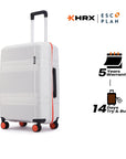HRX by Hrithik Roshan Medium Check-in Suitcase (65 cm) 8 Wheels - Helium