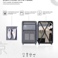 HRX Kyoto Medium Check-in Suitcase (65 cm) 8 Wheels - Polypropylene